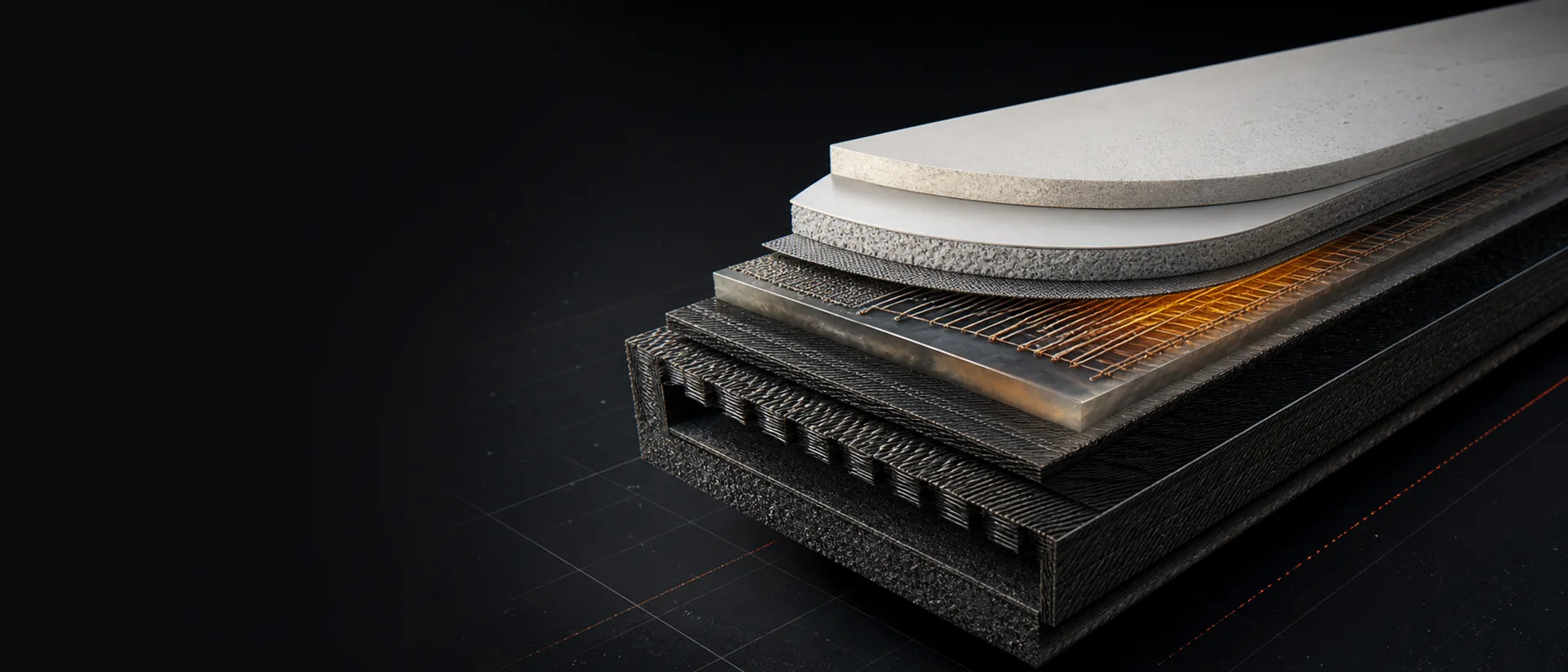 Illustrative architecture of ANIMA’s layered material system