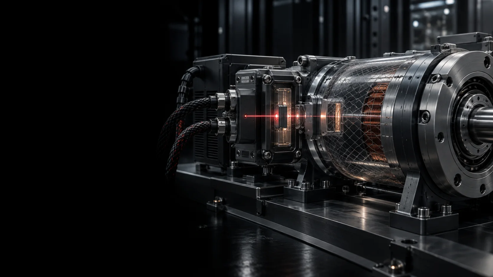 Sentinel-Link secure electric actuator in a sovereign systems integration laboratory.
