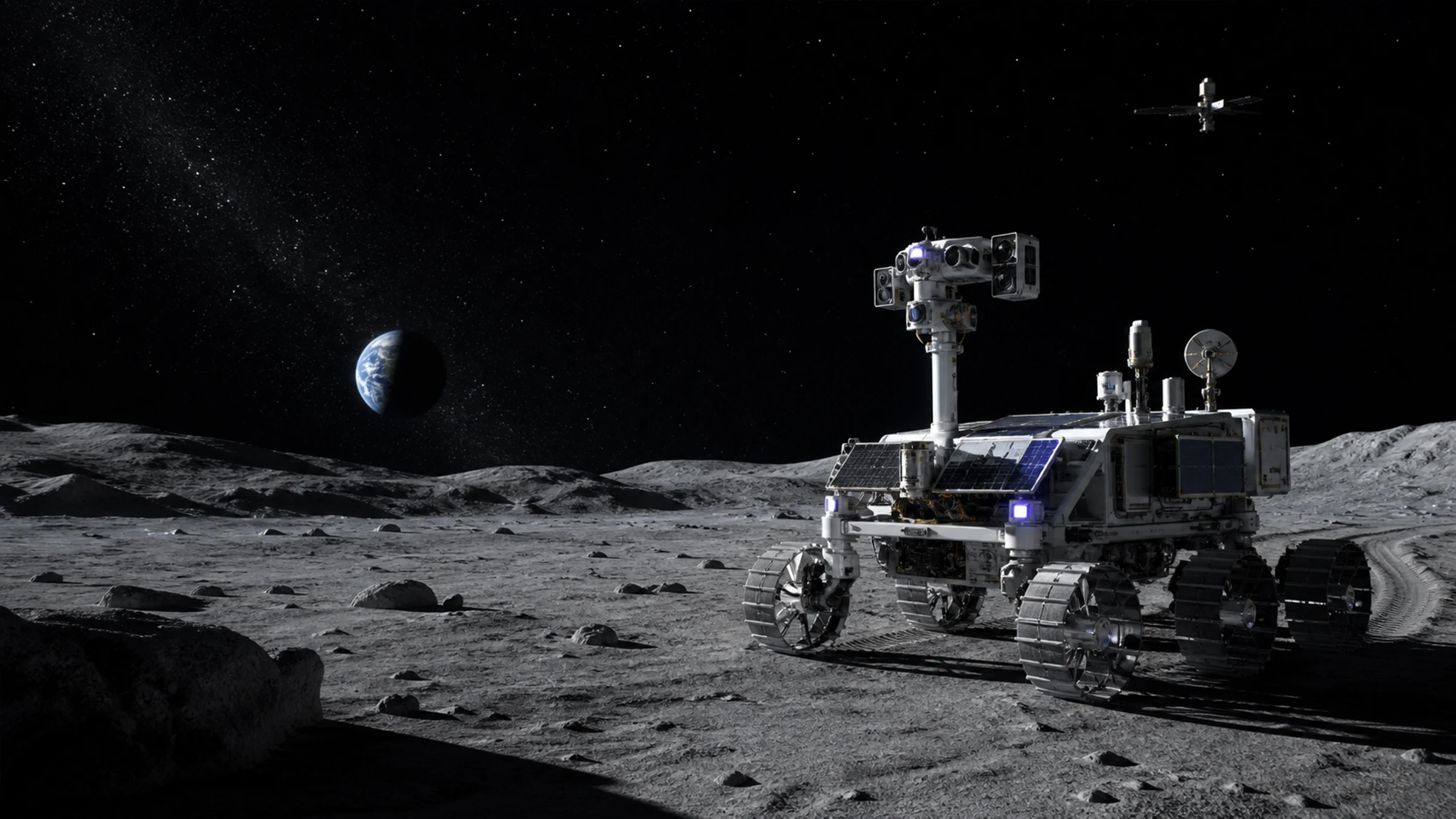 Concept visualization of Tin Man OS Space operating in its target domain